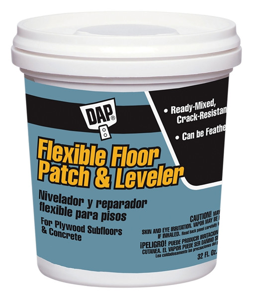 DAP Bondex 59184 Floor Leveler and Patch, Gray, 1 qt Tub [SKU: ORG6988166]