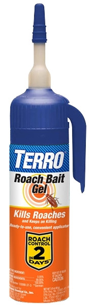 TERRO T502 Roach Bait Gel, Gel, Paste, Mildly Sour, 3 oz Bottle [SKU: ORG7456791]