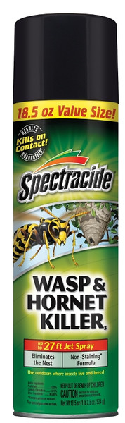 Spectracide HG-95715 Wasp and Hornet Killer, Liquid, Spray Application, 20 oz Aerosol Can [SKU: ORG6329650]