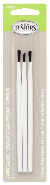 BRUSH PTD PAINT GRAY SET OF 3 [SKU: ORG5262415]