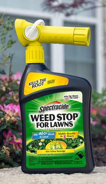 Spectracide Weed Stop HG-96541 Weed Stop Concentrate, Liquid, QuickFlip Sprayer Application, 32 fl-oz Package [SKU: ORG7366859]
