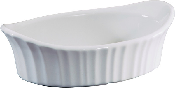 Corningware 1106004 Appetizer Dish, 18 oz Capacity, Stoneware, French White, Dishwasher Safe: Yes [SKU: ORG7021454]