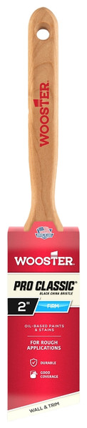 WOOSTER Z1293-2 Paint Brush, 2 in W, 2-11/16 in L Bristle, China Bristle [SKU: ORG9029653]