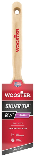 WOOSTER 5221-2-1/2 Paint Brush, 2-1/2 in W, 2-15/16 in L Bristle, Polyester Bristle, Sash Handle [SKU: ORG9544727]