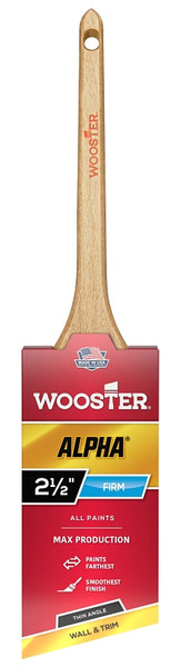 WOOSTER 4230-2 1/2 Paint Brush, 2-1/2 in W, 2-11/16 in L Bristle, Synthetic Bristle, Sash Handle [SKU: ORG8876708]