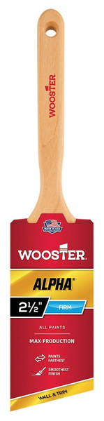 WOOSTER 4231-2 1/2 Paint Brush, 2-1/2 in W, 2-15/16 in L Bristle, Synthetic Fabric Bristle, Sash Handle [SKU: ORG5828280]