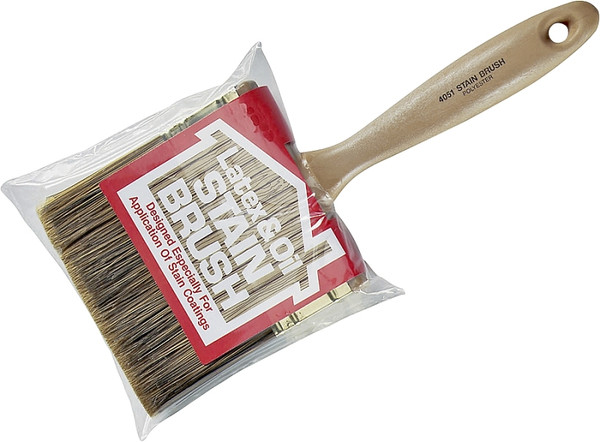 BRUSH LATEX OIL STAIN POLY 4IN [SKU: ORG9135229]