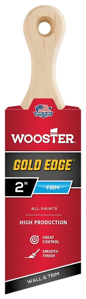 WOOSTER 5235-2 Paint Brush, 2 in W, 2-11/16 in L Bristle, Polyester Bristle, Short Handle [SKU: ORG9533373]