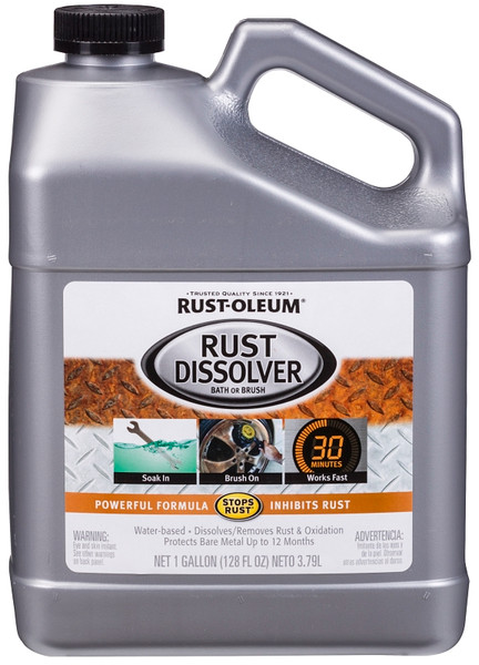 RUST-OLEUM AUTOMOTIVE 286746 Rust Dissolver, Liquid, Solvent-Like, 1 gal [SKU: ORG5867221]