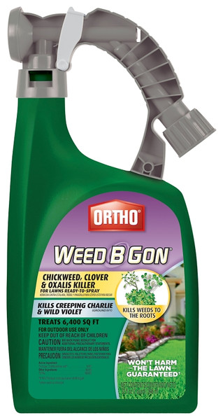 Ortho Weed B Gon 0398710 Weed Killer Concentrate, Liquid, Spray Application, 32 oz Bottle [SKU: ORG0373977]