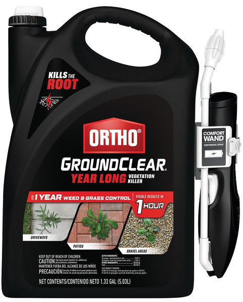 Ortho 437010 Vegetation Killer, Liquid, Clear/Light Green, 1.33 gal [SKU: ORG9367673]