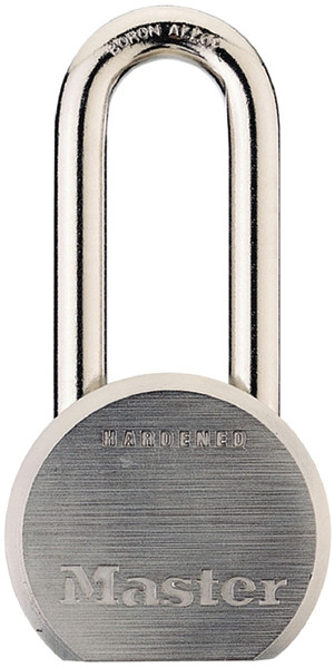 Master Lock 930DLHPF Padlock, Keyed Different Key, 7/16 in Dia Shackle, Boron Steel Shackle, Steel/Zinc Body [SKU: ORG6638290]