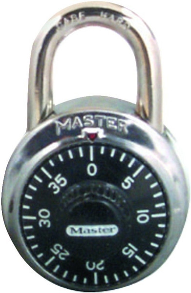 Master Lock 1500T Padlock, 9/32 in Dia Shackle, 3/4 in H Shackle, Steel Shackle, Stainless Steel Body, Nickel [SKU: ORG1977206]