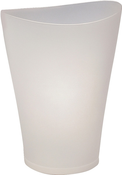 Rubbermaid SpaWorks FG290200CLR Waste Basket, 9 qt Capacity, Plastic, Clear, 13 in H [SKU: ORG8457525]