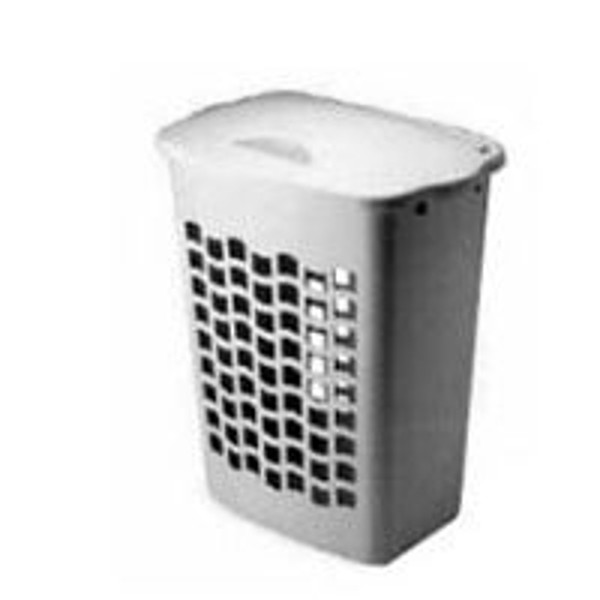 Rubbermaid FG2656TPWHT Cloth Hamper, 2.2 bu Capacity, Plastic Bag, White, 14.2 in W, 25.2 in H, 21-1/2 in D [SKU: ORG4090668]