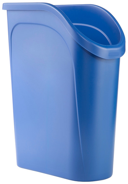 Rubbermaid 2137017 Under Counter Waste Basket, 6 gal Capacity, Blue [SKU: ORG9389487]