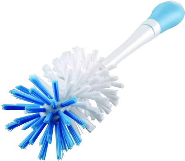 Quickie HomePro 158-3/72 Bottle Brush, Nylon Bristle, Blue/White [SKU: ORG6389001]