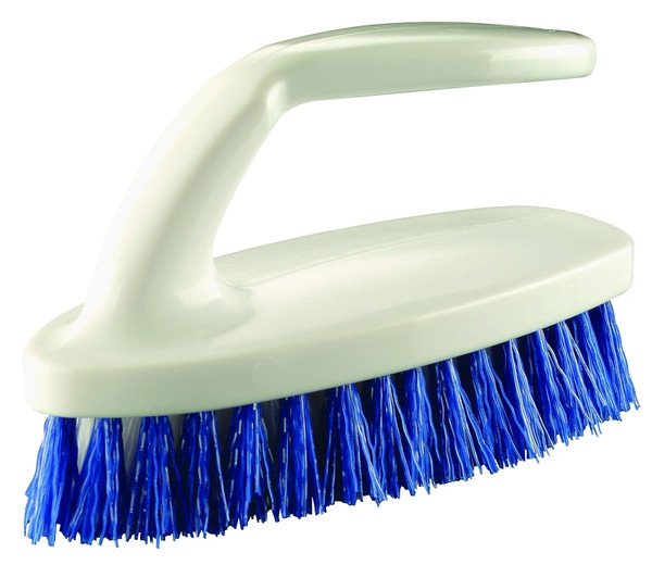 Quickie 202ZQK Scrub Brush, Polypropylene Bristle, Blue Bristle, 2-3/4 in W Brush, 6-1/4 in OAL [SKU: ORG8600025]