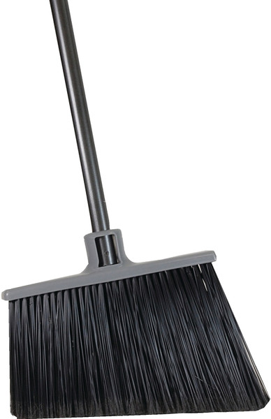 Quickie 754 Angle Broom, 15 in Sweep Face, Polypropylene Bristle, Steel Handle [SKU: ORG4834321]