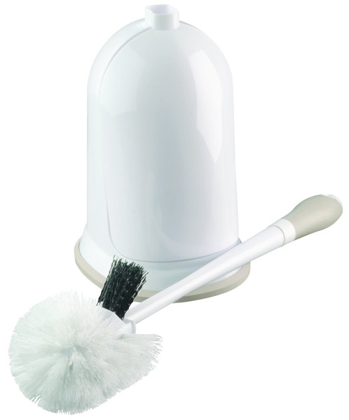 Quickie HomePro 315MB Bowl Brush with Caddy, Round, Polypropylene Bristle, White Holder [SKU: ORG1045335]