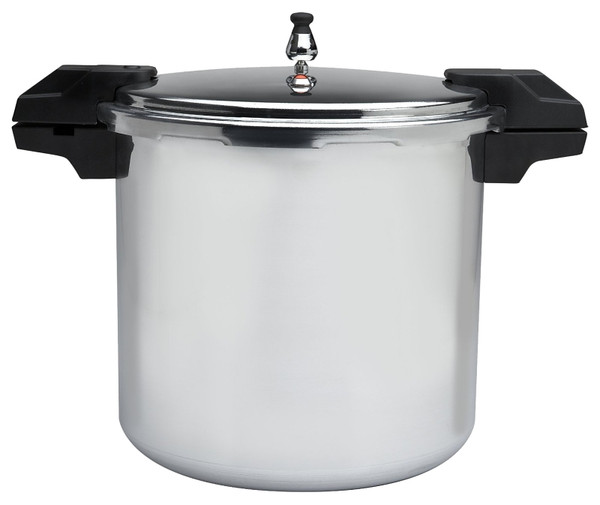 MIRRO MIR-92122A Pressure Cooker, 22 qt Capacity, Aluminum, Silver, Polished [SKU: ORG3870227]