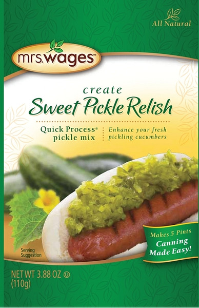 Mrs. Wages W660-J4425 Sweet Pickle Relish, 3.9 oz Pouch [SKU: ORG9759184]