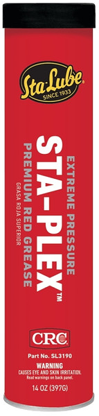 Sta-Lube STA-PLEX SL3190 Grease, 14 oz, Red [SKU: ORG3762267]