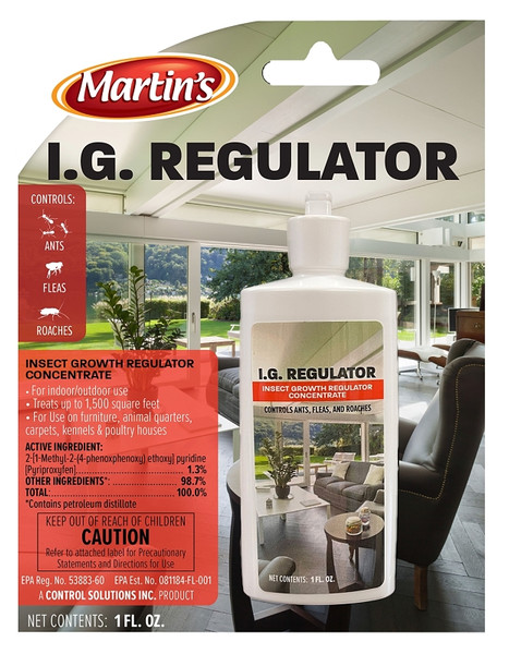 Martin's 82005201 Insect Growth Regulator, Liquid, 1 oz Bottle [SKU: ORG9963703]