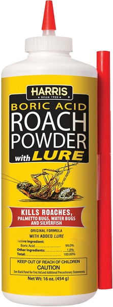HARRIS HRP-16 Roach Killer, Powder, 16 oz [SKU: ORG7886393]