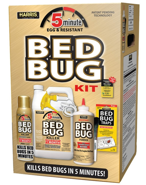 HARRIS BB-KIT Bed Bug Value Kit, Bed Posts, Box Springs, Carpets, Linens, Mattresses [SKU: ORG0841577]