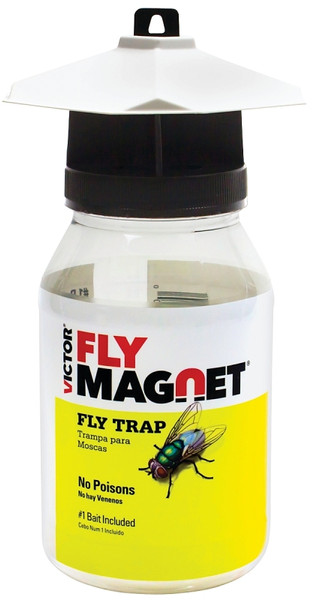 Victor M380 Fly Trap with Bait, Solid, 1 qt [SKU: ORG6638704]