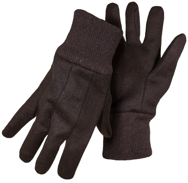BOSS 4021 Work Gloves, Men's, L, 9-1/2 in L, Knit Wrist Cuff, Cotton, Brown [SKU: ORG2078582]