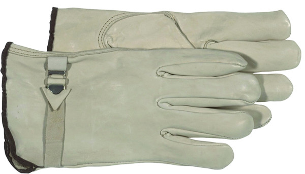BOSS 4070J Driver Gloves, XL, Keystone Thumb, Open Cuff, Cowhide Leather, Tan [SKU: ORG8991036]