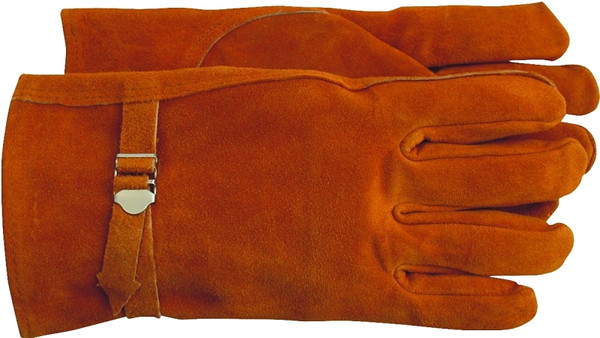 BOSS 4071L Driver Gloves, L, Keystone Thumb, Open Cuff, Cowhide Leather, Brown [SKU: ORG4603536]