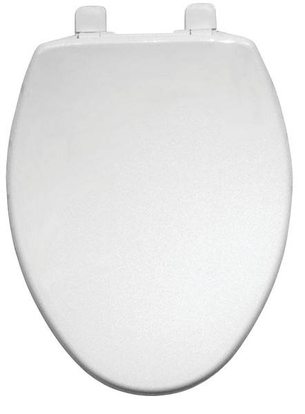 Mayfair 1580ARSL 000 Toilet Seat, Elongated, Plastic, White, Top-Tite Hinge [SKU: ORG7151145]