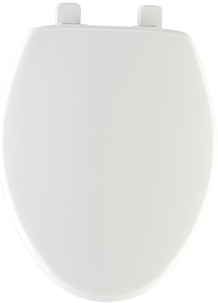 Mayfair 180SLOW000 Toilet Seat, Elongated, Plastic, White, Hex-Tite Hinge [SKU: ORG6915342]