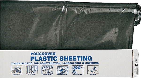 ORGILL POLY 6X24-B Poly Film, 100 ft L, 24 ft W, Black [SKU: ORG6247829]