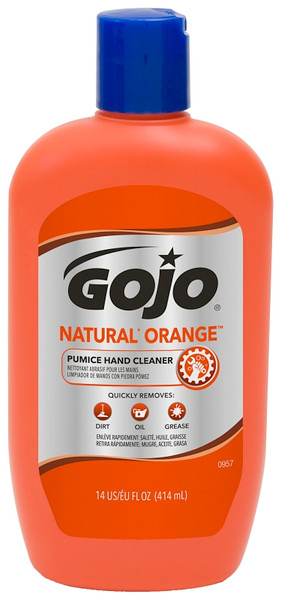 GOJO 0957-12 Hand Cleaner, Liquid, Citrus, 14 oz Squeeze Bottle [SKU: ORG5369806]