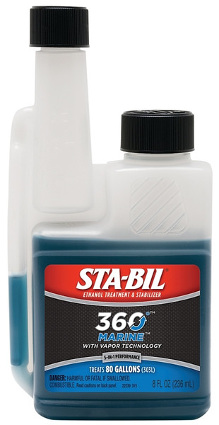 STA-BIL 360 Marine 22239 Fuel Stabilizer Red, 8 oz Bottle [SKU: ORG8600132]