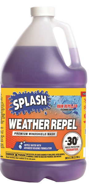 SPLASH Weather Repel Series 239192-35 Windshield Wash Fluid, 1 gal [SKU: ORG4311452]