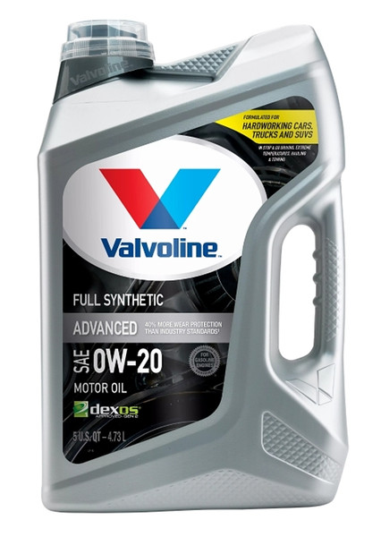 VALVOLINE 881150 Motor Oil, 0W-20, 5 qt [SKU: ORG4001418]