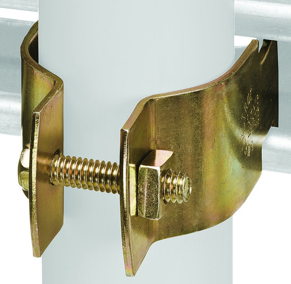 SuperStrut Z703 1 1/2-10 Pipe Clamp, Steel, Gold, Galvanized [SKU: ORG1976257]