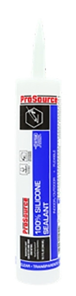 Red Devil 7851000 Silicone Rubber Sealant Caulk, Clear, 10.1 oz Cartridge [SKU: ORG8609299]