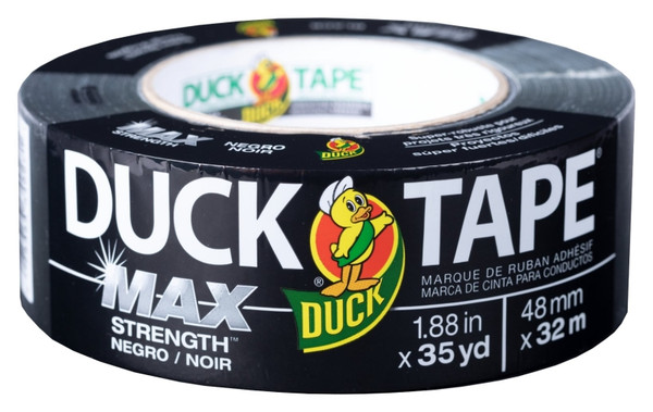 Duck 240867 Duct Tape, 35 yd L, 1.88 in W, Black [SKU: ORG1959063]