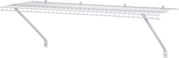 ClosetMaid 1021 Shelf Kit, 24 in L, 12 in W, Steel, White [SKU: ORG8577538]