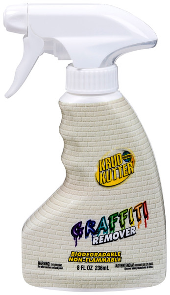 KRUD KUTTER 336248 Graffiti Remover, Liquid, Mild, Clear, 8 oz [SKU: ORG8515389]