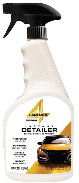 RUST-OLEUM Factor 4 340450 Instant Detailer Spray, 32 oz Bottle, Liquid [SKU: ORG7447832]