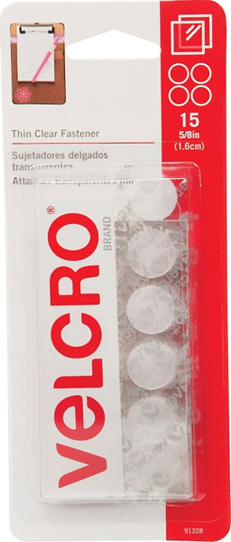 VELCRO Brand 91328 Fastener, Clear [SKU: ORG9651399]