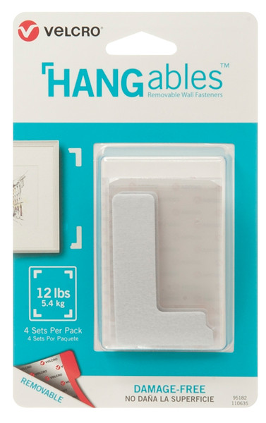 VELCRO Brand 95182 Wall Fastener, 3 in L [SKU: ORG3463296]