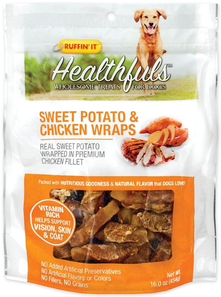 RUFFIN'IT 08314 Wholesome Dog Treat, 16 oz [SKU: ORG4766689]